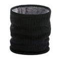 thumbnail image 2 of Winter Fleece Lined Knitted Neck Warmer Scarf, Neck Gaiter for Women Mens, 2 of 8