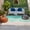 Turquoise, variant on Blue Coastal Outdoor Rug 6x9 Ft, Non Slip Washable Area Rug, Waves Summer Beach Ocean Sea Patio Rugs Carpet Runner, Large Floor Mat for Indoor/Outdoor Deck Porch Camping