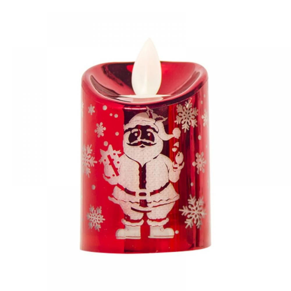 Christmas Simulation Small Candle Lantern, Christmas Candle Light Party Christmas Atmosphere