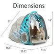 thumbnail image 2 of Cat Backpack Carrier, Expandable Backpack for Kitten and Small Puppy, Space Capsule Bubble Clear Pet Backpack, 2 of 6