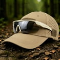 thumbnail image 6 of Tactical Operator Baseball Cap,Breathable Mesh Hat with Hook & Loop Patch Panels,Adjustable Sun Protection Hat for Outdoor Hiking Airsoft,Men Women, 6 of 7