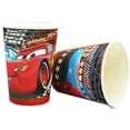 thumbnail image 4 of Decoraciones para fiesta de cumpleaños de coches, recuerdo para niños, vasos y platos de Rayo McQueen, juego de vajilla, suministros para fiestas de coches de carreras para niños y niñas, 4 of 4