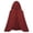 Wine, variant on APEXFWDT Velvet Hood Cape Women Halloween Christmas Red Cloak with Hood Medieval Costumes Cape for Party Devil Witch