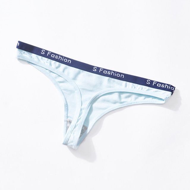 Ropa interior cómoda de algodón puro para mujer, ropa interior sexy sin costuras con letras puras, tanga seductora de cintura baja para mujer