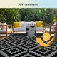 thumbnail image 3 of Alfombra de exterior Favoyard, 244 x 305 cm, impermeable y reversible, 3 of 6