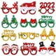 thumbnail image 3 of Gafas de decoración navideña, regalo para niños y adultos, gafas divertidas, montura de gafas creativas para fiesta-ELE.MX, 3 of 4