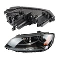 thumbnail image 2 of SINOCMP 1Pair Headlight Assembly for 2011-2018 Volkswagen VW JETTA White Headlights Headlamps Replacement, 2 of 7
