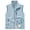 Light Blue, variant on Men's Full-Zip Outdoor Utility Vest Multi Pocket Stand Collar Photography & Work Clothes Sleeveless Jacket Light Blue