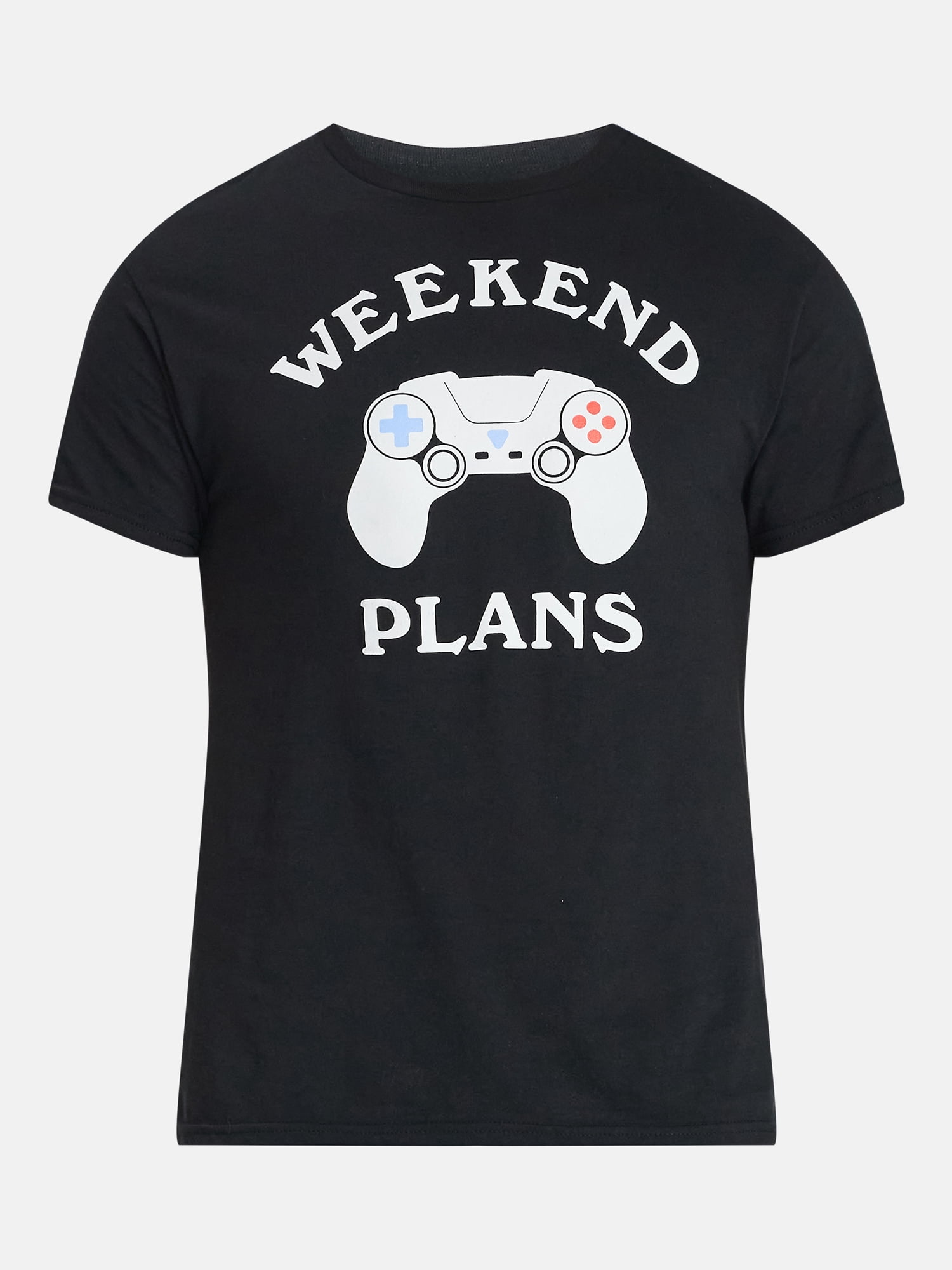 Weekend Plans Men's and Big Men's Cotton Graphic Tee with Short Sleeves, Sizes S-3XL