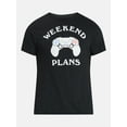 thumbnail image 5 of Weekend Plans Men's and Big Men's Cotton Graphic Tee with Short Sleeves, Sizes S-3XL, 5 of 5