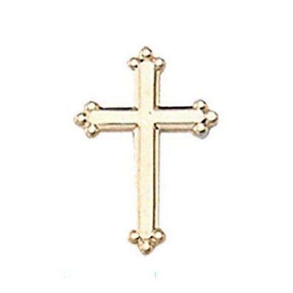 Budded Cross Lapel Pin (BK-P10091)