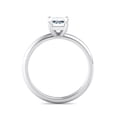 thumbnail image 3 of Best Jewel 1.8 Ct Emerald Cut Moissanite Ring for Women - Engagement and Wedding Jewelry - 14K White Gold Plated Ring - Prong Setting - Ideal for Proposals, Birthdays, and Anniversaries, 3 of 4
