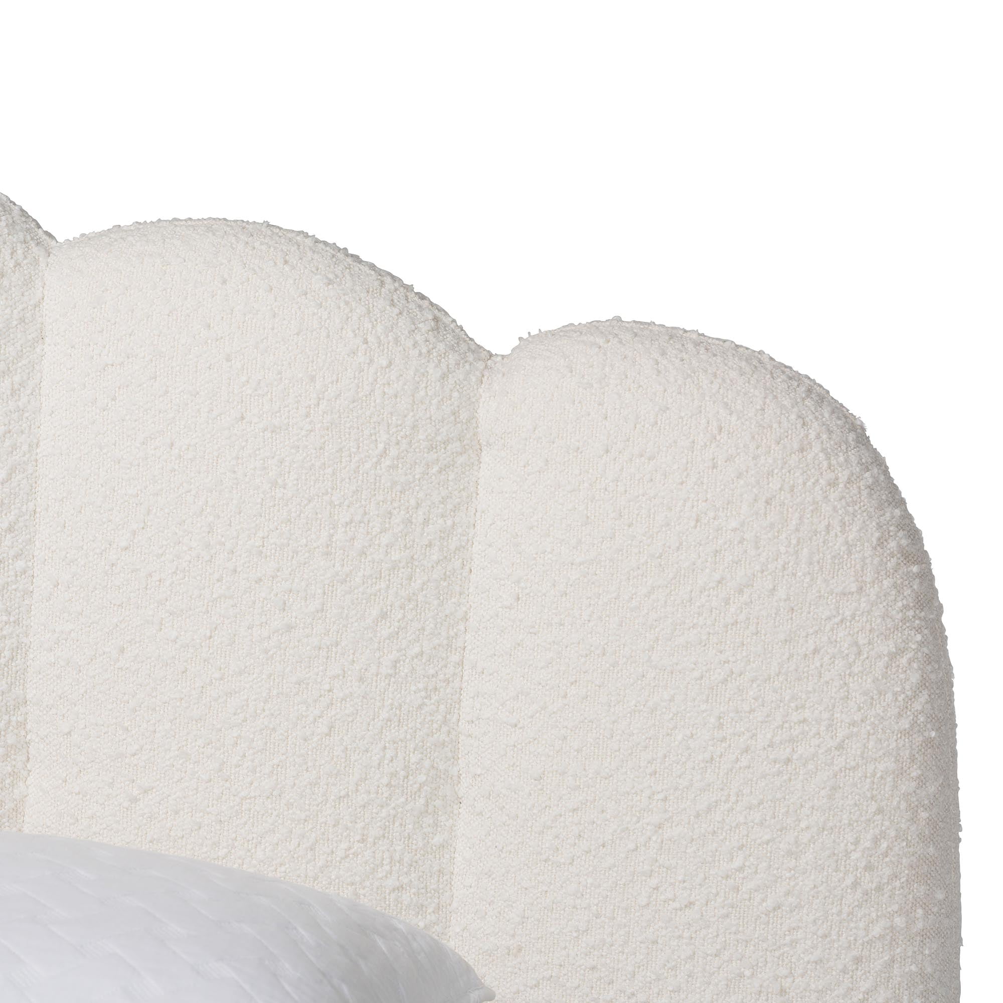 Baxton Studio Grenier Modern Floating Bed, Queen, Cream