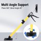thumbnail image 5 of M Buder 2 Juegos de Gatos de Armario Poste de Soporte Telescópico de Metal para Instalación de Gabinetes de Baño y Techo 50-115 cm / 19.7-45.3 in Amarillo Resistente 40kg, 5 of 9