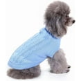 thumbnail image 4 of Dog Sweater, Warm Pet Sweater, Dog Sweaters for Small Dogs Medium Dogs Large Dogs, Knitted Classic Cat Sweater Dog Clothes Coat for Girls Boys Dog Puppy Cat, 4 of 7