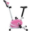 Pink Magnetic Upright Bike Exercise Bike w/ LCD Monitor by Sunny Health & Fitness - P8200