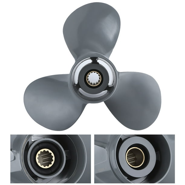 Boat Parts, Aluminum Alloy 13 Spline Tooth 3 Blades Lightweight And  Outboard Propeller For Outboard Engines - Walmart.ca