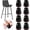 Black, variant on 24 PCS Extra Small Chair Leg Floor Protectors for Hardwood Floors, Felt Furniture Pads, Chair Table Leg Caps Covers, Floor Protectors for Chair,Round(Black, Fit: 0.35"~0.55")