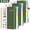 3P-Green, variant on FOCUS DAY 3 Pack Spiral Notebook Journal, 5 Subject Notebook with Removable Dividers Tabs, 300 Pages 100GSM Lined Paper, Inner Pocket, A5 Hardcover College Ruled Notebook for Writing, 6.1" x 8.4"