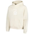 thumbnail image 2 of Men's Cream Philadelphia Union Tonal Raglan Oversized Pullover Hoodie, 2 of 3