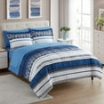 thumbnail image 2 of 7 Piece Mediterranean Bed in a Bag Comforter & Sheet Set Queen, 2 of 6