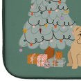 thumbnail image 4 of Fawn English Bulldog Christmas Everyone Dish Drying Mat, 4 of 7