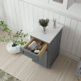 thumbnail image 4 of Vanity Art 15 Inch Small Bathroom Vanity Cabinet with Soft Closing Drawer and Door, Single Door Right Offset Shaker Design Floor Mount Side Bathroom Organizers and Storage, VA4015-1S, 4 of 7