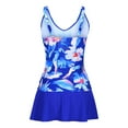 thumbnail image 5 of Nmnitkp Swim Suits for Women 2026 Tankini Swimsuit for Women Slimming Tummy Control Two Piece Bathing Suit Drawstring Swimwear Tank Top with Skirt, 5 of 6