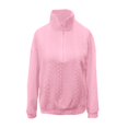 thumbnail image 5 of VBARHMQRT Sweatshirt Surdimensionné pour Femmes et Hiver Demi-Zip Ouvert Décontracté Pull à Capuche, 5 of 5