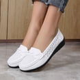 thumbnail image 6 of Xiaoxatg Comfortable Women's Casual Shoes for Everyday Use - Stylish Closed Toe Design for Denim - Durable Flat Sole - All-Season Versatility 6.5 White, 6 of 9