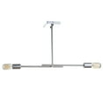 thumbnail image 5 of JONATHAN Y Turing 30.5" Adjustable Metal LED Linear Pendant, Chrome, 5 of 7