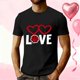thumbnail image 1 of Tops para hombre, blusas y camisas de cuello redondo y manga corta para hombre, camisetas deportivas informales con estampados a la moda para hombre, blusas de cuello redondo y manga corta, blusas de, 1 of 5