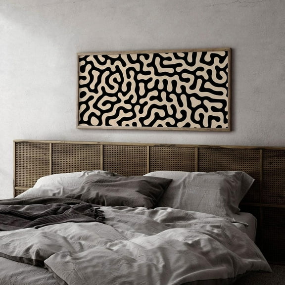 Long Narrow Horizontal Wall Art, Mid Century Modern 30x60 Inch Oversized Panoramic Wall Art Print, Abstract Trending Home Decor Poster, Unframed Poster Size 8x12