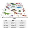 thumbnail image 4 of Manta de dibujos animados de Toy Story para niños y niñas, súper suave, acogedora y cálida, manta de franela ligera y difusa para sofá, cama, viajes y regalos de campamento, 40 x 30 pulgadas, 4 of 8
