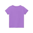 thumbnail image 3 of Xyxonk Girls Tops Size 10-12 Short Sleeve Shirts Fall Cute Light Purple Shirts Size 10-12 Kids Crew Neck T-Shirts Trendy Basic Tween Girls Clothes Tween Tshirts Light Purple 150, 3 of 6