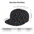 thumbnail image 4 of Hirioo Multi-Colored Stars for Baseball Cap Men Cap Flat Brim for Men Women Teens Adjustable Baseball Cap, 4 of 7
