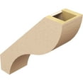 thumbnail image 5 of Ekena Millwork 5"W x 16"D x 16"H Geneva Rough Cedar Woodgrain TimberThane Knee Brace, Primed, 5 of 6