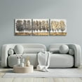 thumbnail image 4 of Epic Art 'Gilt Foliage' by Tim O'Toole, Acrylic Glass Wall Art, 3 Piece Set, 72" x 24", 4 of 8