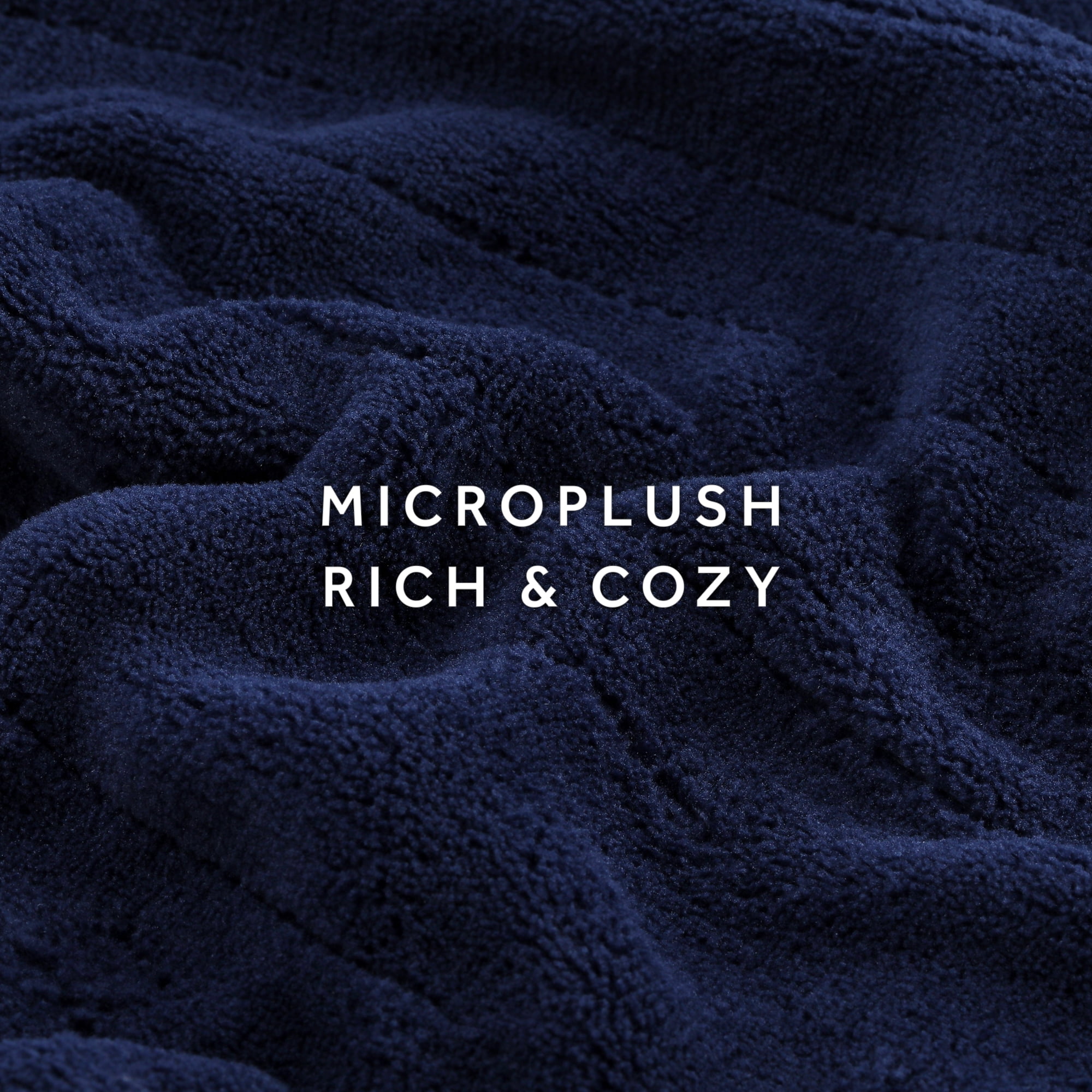 Sunbeam Heated Electric Throw Blanket, Microplush, Blue, 50" x 60"