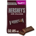 thumbnail image 2 of (3 pack) Hershey's Milk Chocolate Snack Size Candy, Party Pack 32.85 oz, 2 of 10