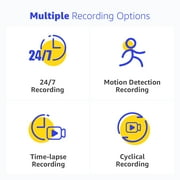 ANNKE 2MP 8CH Security Camera System, 5MP DVR, 4 1080p IP66 Cameras, AI Detection, Remote Viewing, 1TB Storage