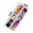 thumbnail image 2 of Calcomanías adhesivas para decoración de uñas de Halloween de FloreceBien, lentejuelas para uñas, copos de uñas de Halloween coloridos, 2 of 5