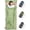 Green, variant on LSTRAGY Sleeping Bag Liner, Updated Adult Sleep Sack & Travel Sheets with Foot Zipper, Lightweight and Portable Camping Sleeping Bag Liners - Ideal for Backpacking, Hostels and Camping