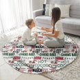 thumbnail image 3 of Multicolor Christmas Pattern Round Blanket,Comfortable Soft Flannel Throw Blanket,All Season,Warm Lightweight Blankets for Sofa Bed Couch Living Room Chair 47"x47", 3 of 5