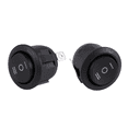 thumbnail image 2 of 8 x AC 6A/250V 10A/125V 3 Pin SPDT ON/OFF/ON 3 Position Round Boat Rocker Switch, 2 of 6