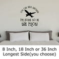 thumbnail image 2 of You Can Ride Shotgun Im Going To Be The Pilot Funny Plane Flying Wall Decals for Walls Peel and Stick wall art murals Black Medium 18 Inch, 2 of 2