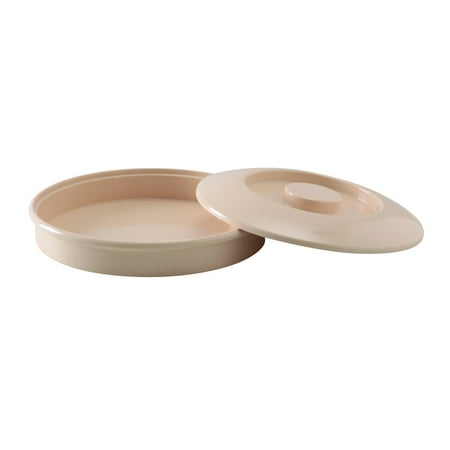 

Nessico Round Tortilla Server With Lid 8 1/4 Dia. Melamine Tan Pack of 3