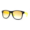 thumbnail image 1 of Classic Iconic 2 Tone Horn Rim Sunglasses Black Yellow, 1 of 4