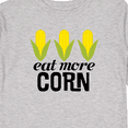 thumbnail image 4 of Inktastic Eat More Corn Boys or Girls Long Sleeve Toddler T-Shirt, 4 of 5