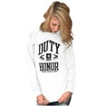 thumbnail image 4 of United States Army Logo Duty Honor Long Sleeve TShirt Men Women Brisco Brands S, 4 of 6